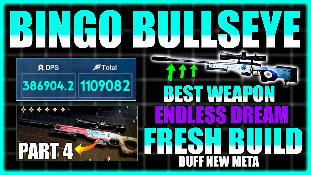 ONCE HUMAN ENDLESS DREAM BINGO BULLSEYE 400K DPS BUILD MOBILE BEGINNER🥶- HARD SERVER PHASE 4