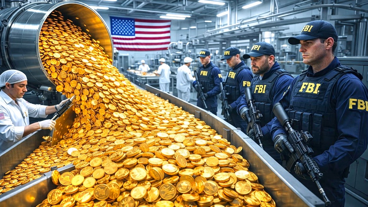 WIE MÜNZEN in den VEREINIGTEN STAATEN HERGESTELLT werden | SO werden MILLIONEN von MÜNZEN PRODUZIERT