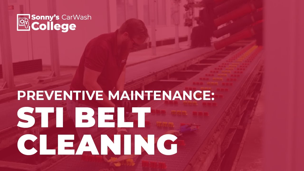 Sonny's Preventive Maintenance: STI Belt Cleaning