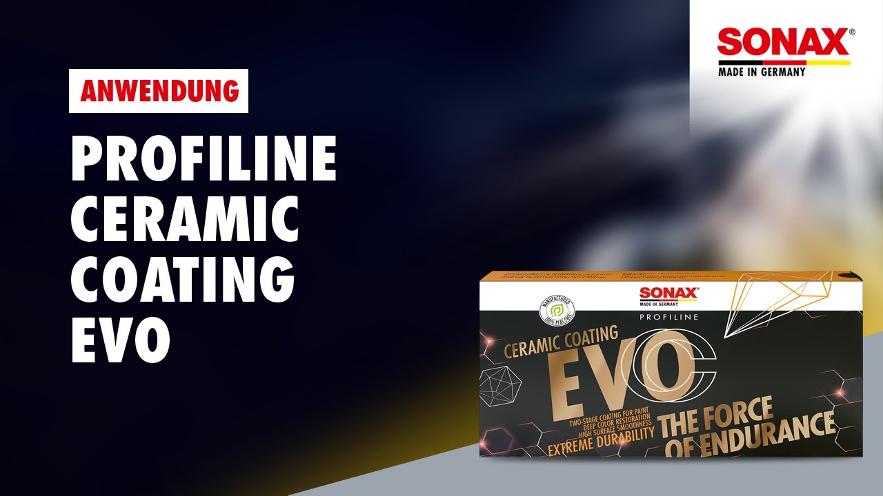 Anwendung SONAX PROFILINE CeramicCoating CC Evo