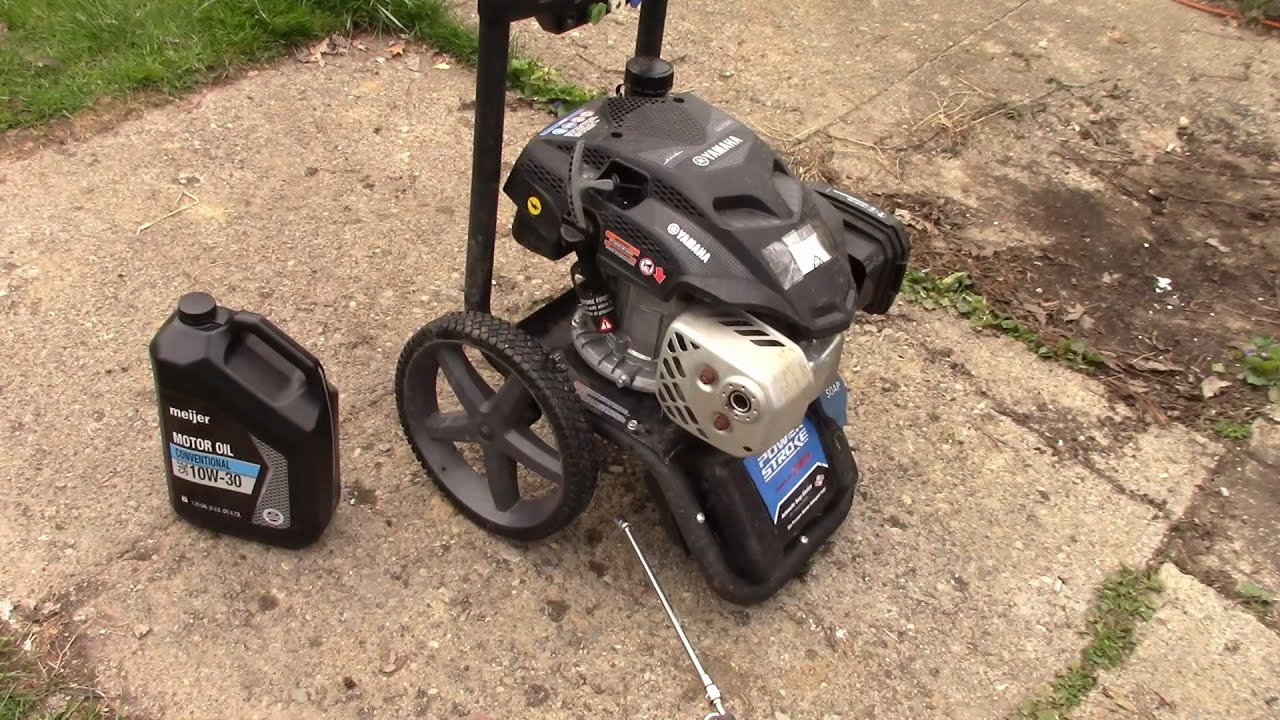 Как заменить масло в мойке высокого давления Yamaha PowerStroke 3100 PSI PS803188 Costco #1271748...