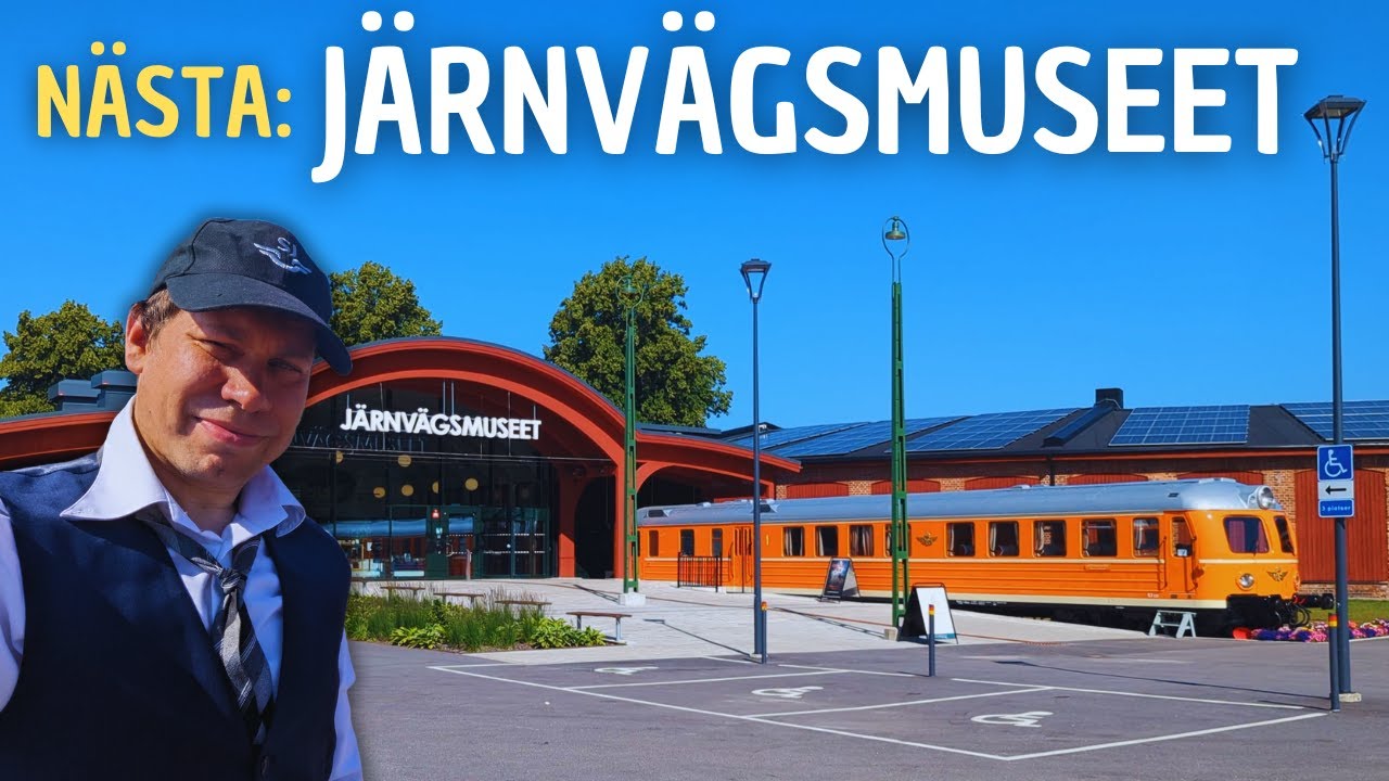 Mitt underbara besök på NYA Järnvägsmuseet i Gävle