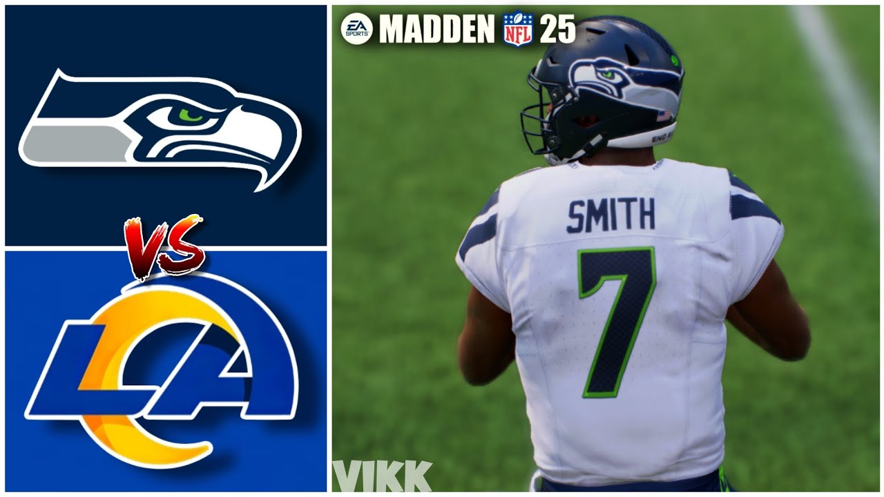 Seahawks vs Rams Week 18 Simulation (Madden 25 PS5)