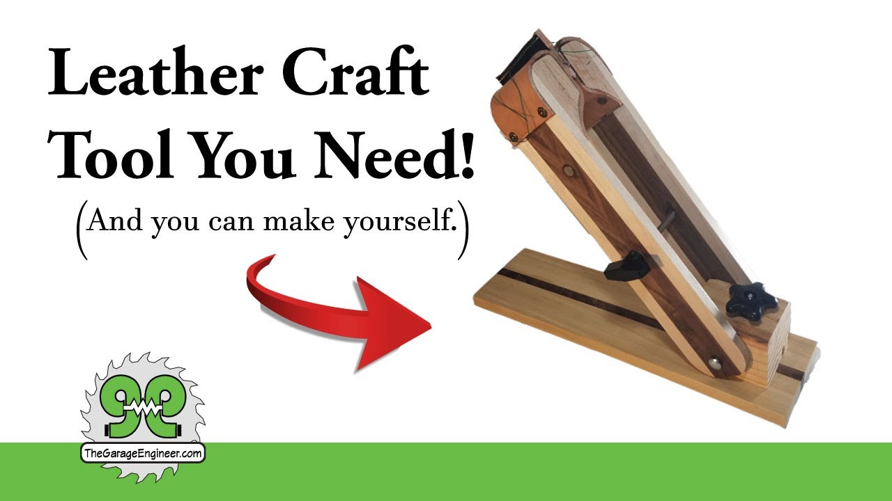 Most Helpful Leather Craft Accessory. 'Walnut Build Series': ep2. Leather Stitching Pony