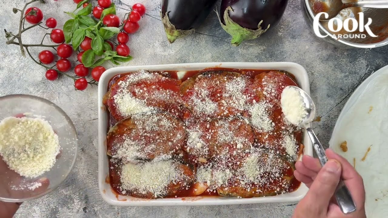 Indulge in layers of flavor with this NEAPOLITAN STYLE EGGPLANT PARMIGIANA!