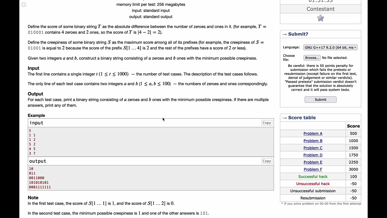 Codeforces Round #800 (Div. 2)
