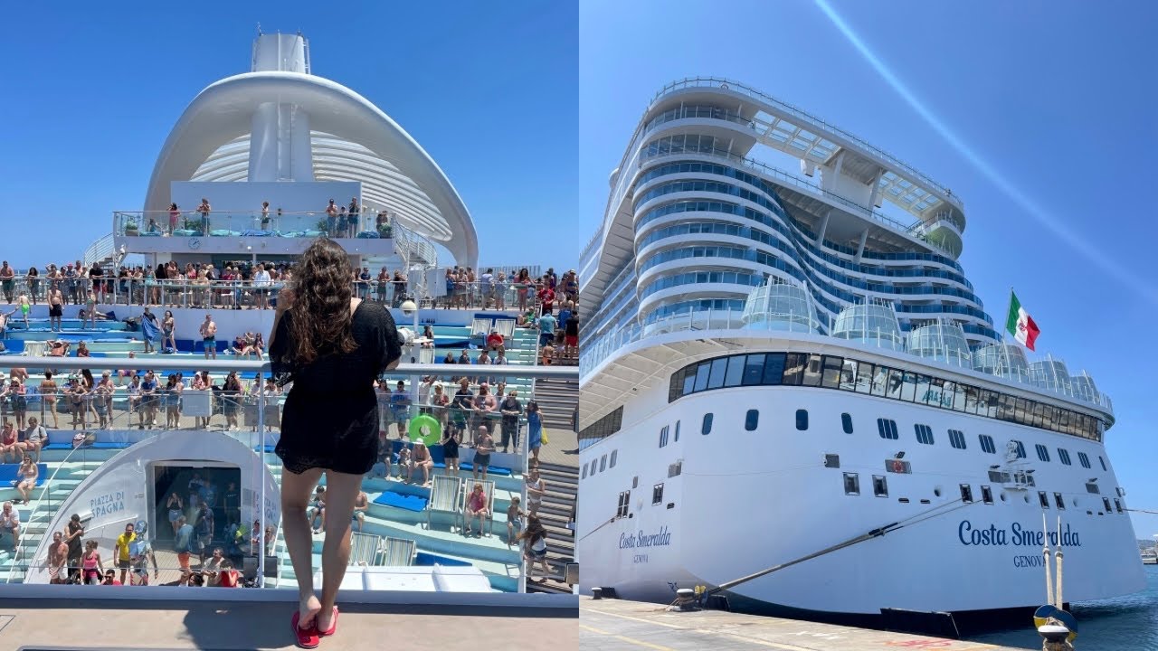 🚢  The LARGEST CRUISE IN THE MEDITERRANEAN. Costa Smeralda Full Video Tour 4K.