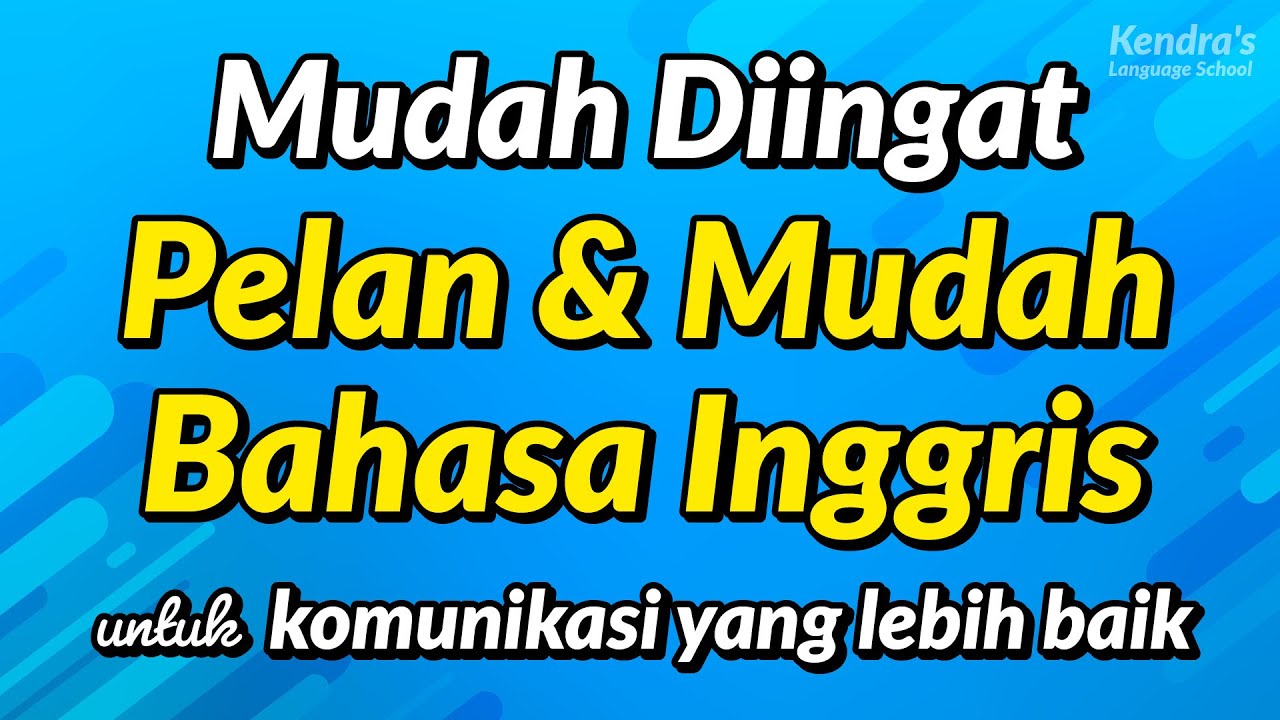 Mudah Diingat! Pelan & Mudah Latihan Percakapan Bahasa Inggris untuk komunikasi yang lebih baik