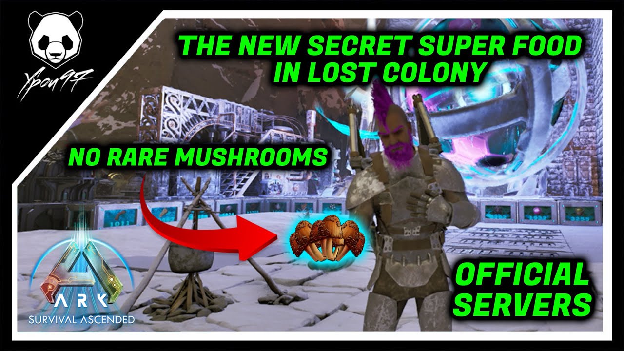 The New Secret Super Food In Lost Colony - No Rare Mushrooms | ARK: Survival Ascended