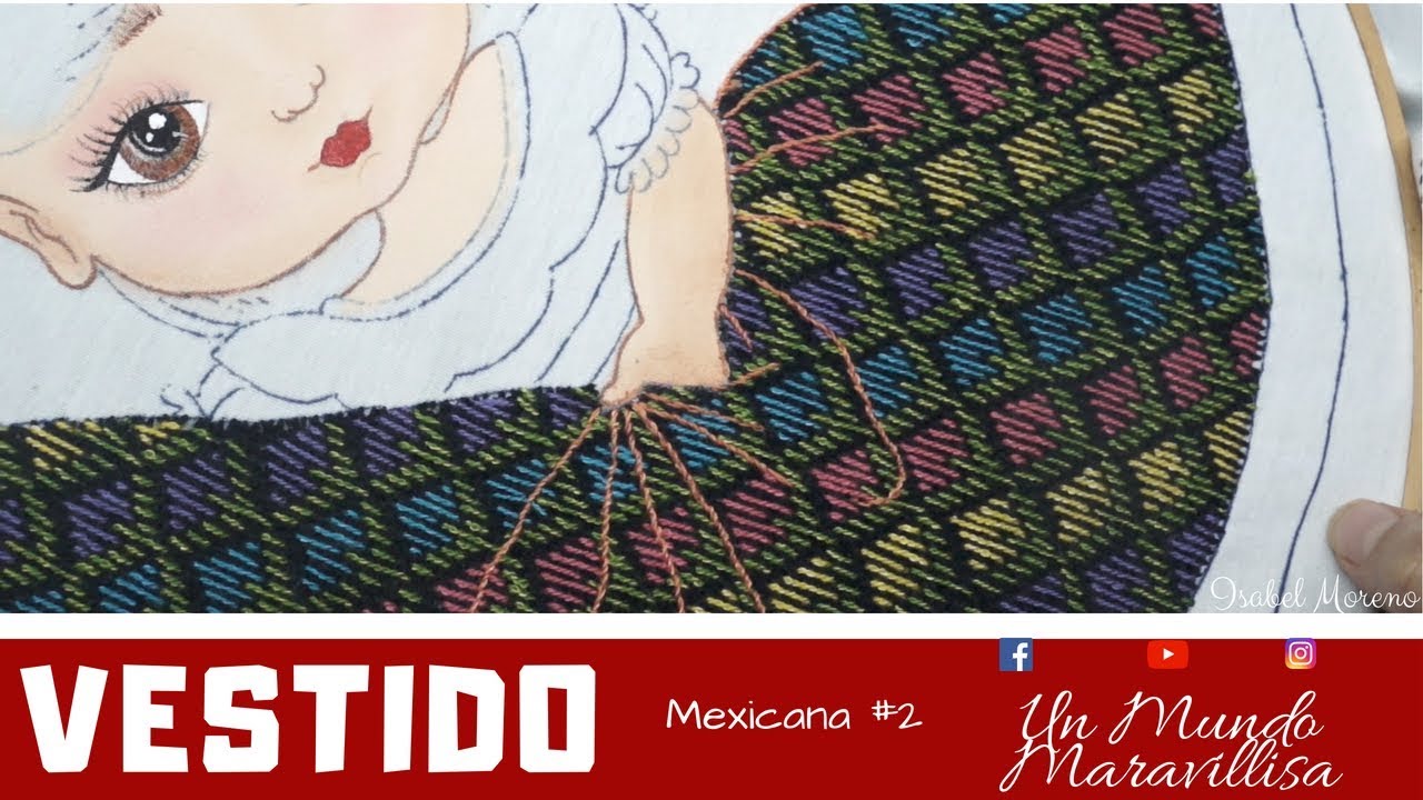 [Puntada Fantasía] Vestido - Mexicana #2 | Un Mundo Maravillisa