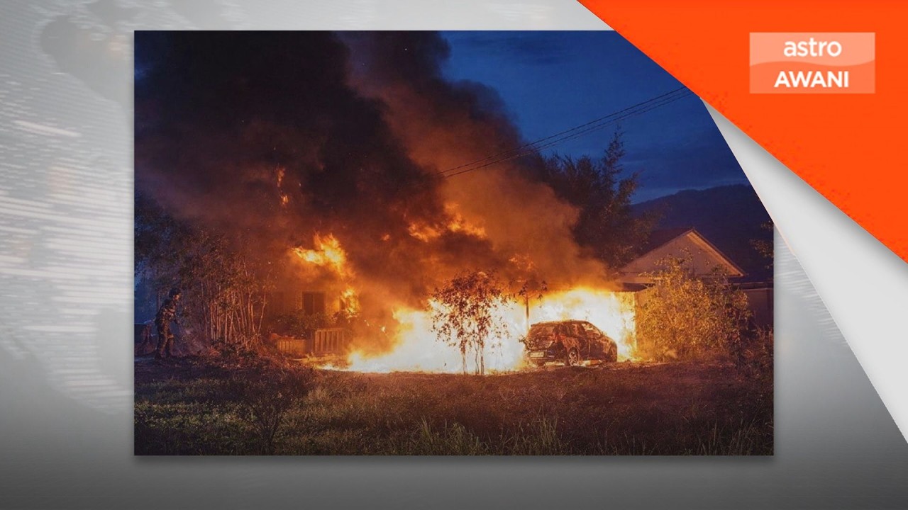Kebakaran kuarters guru rosakkan rumah dan kenderaan