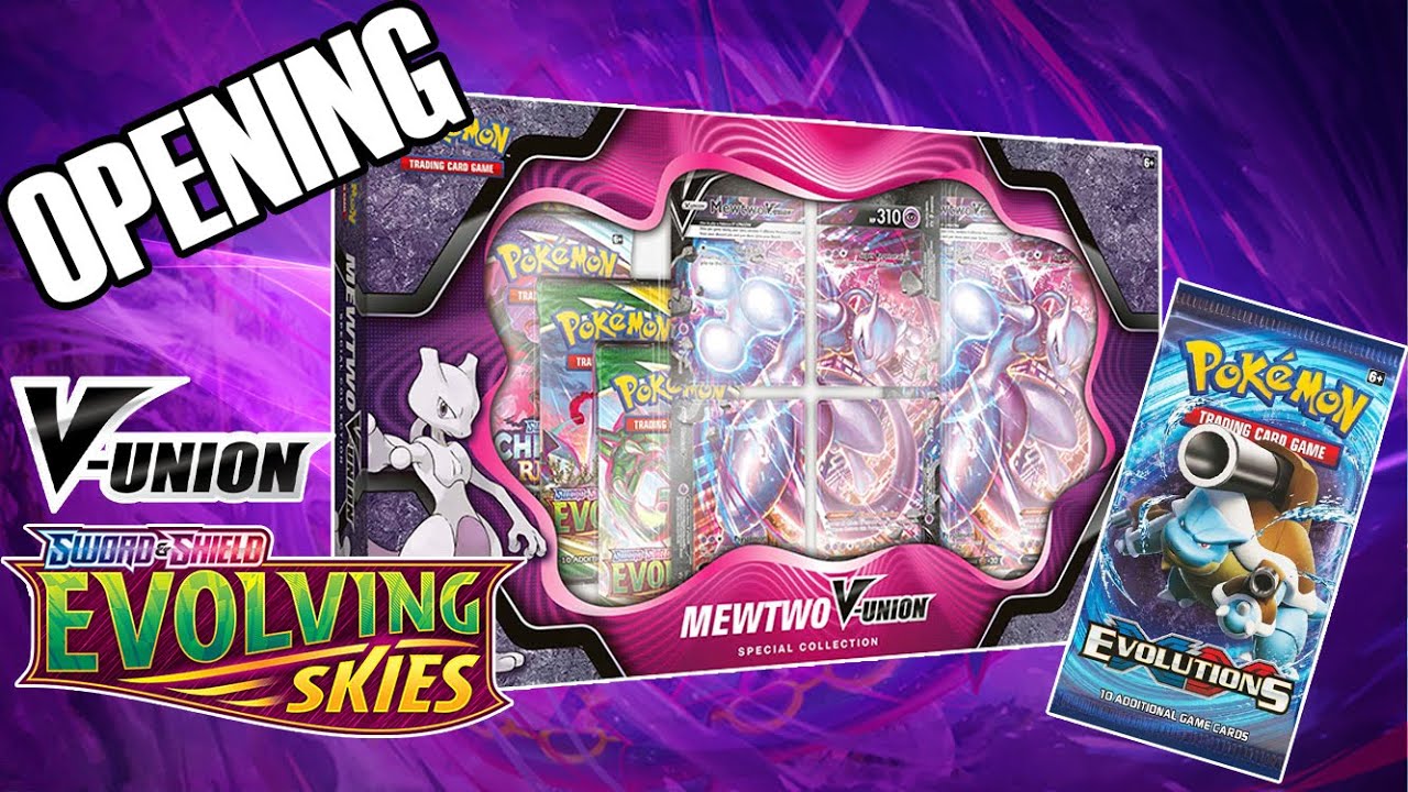 OPENING! POK&Eacute;MON: Mewtwo V-UNION Special Collection [ S1 Ep22 ]