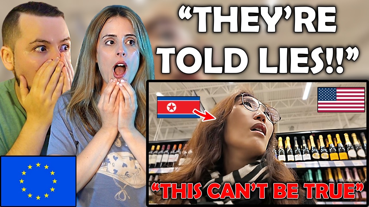 North Koreans See an American Grocery Store for the First Time — Emotional Reaction
