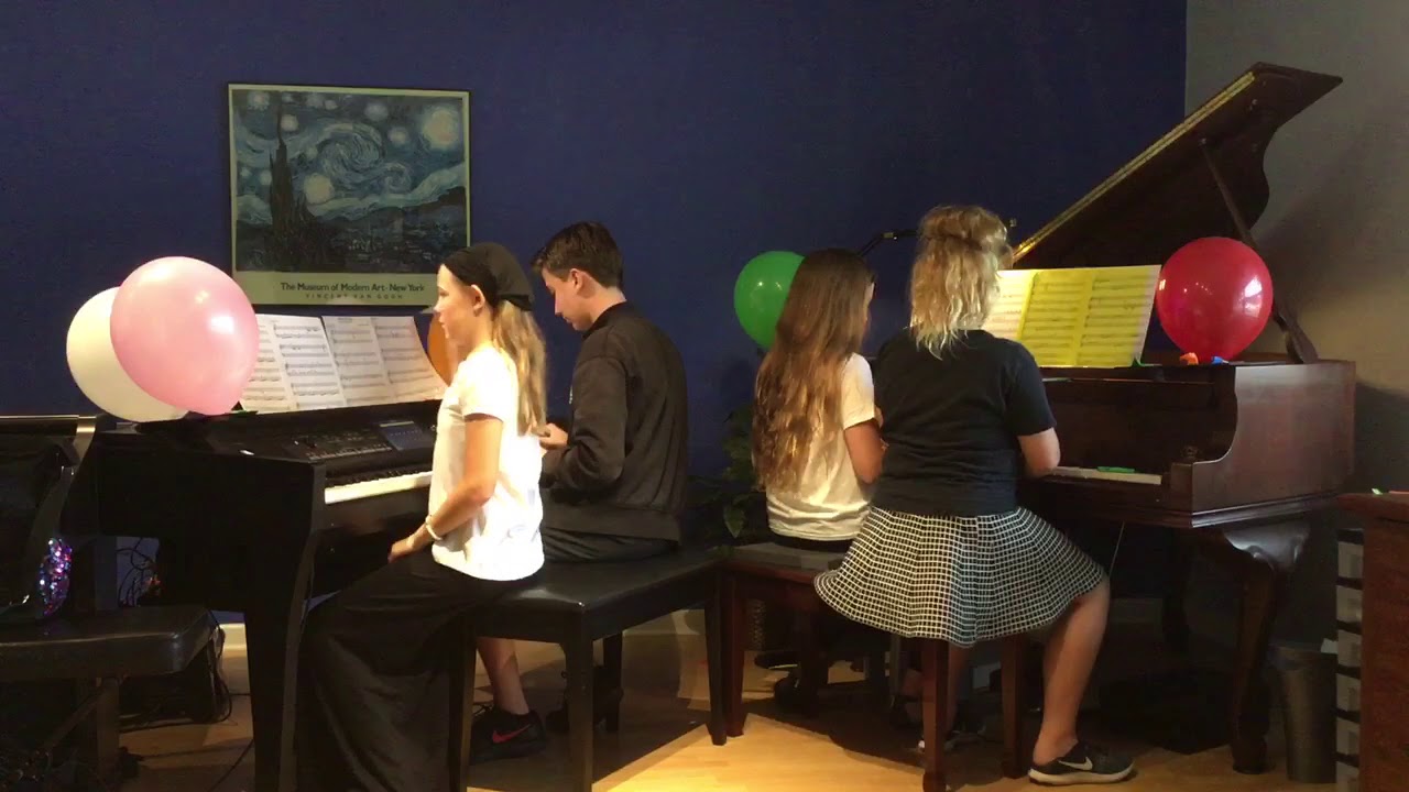 Brianna, Scotty, Tera, Reilly, from Florida, Balloon Pop Polka, by Ruth Ellinger