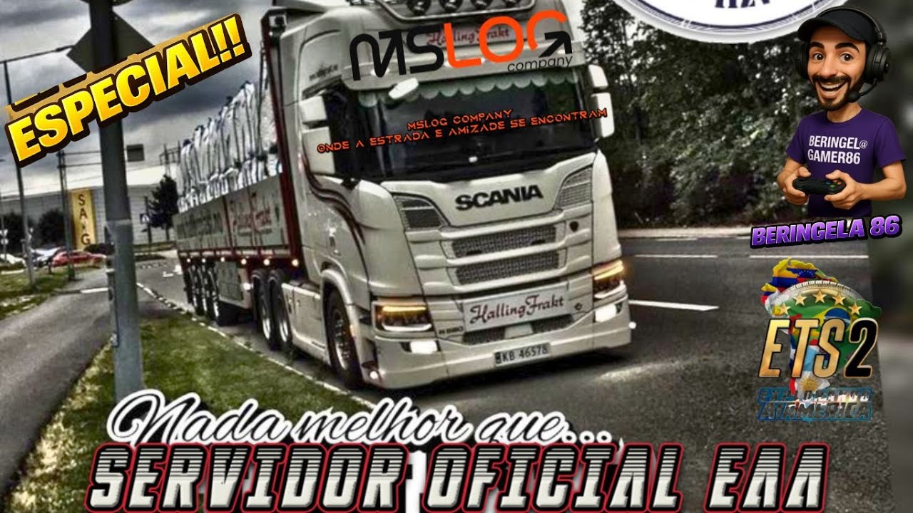 🔴ETS 2 Mapa EAA1.57 Servidor Oficial EAA!!🔴BORA Galera desbravar Esse Brazilzão e a América Latina!