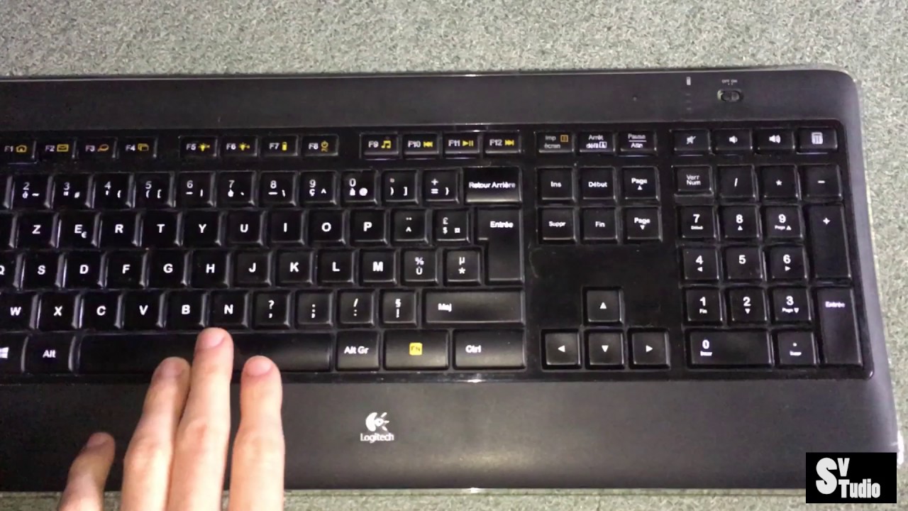Test en 2 minutes du clavier sans fil logitech K800