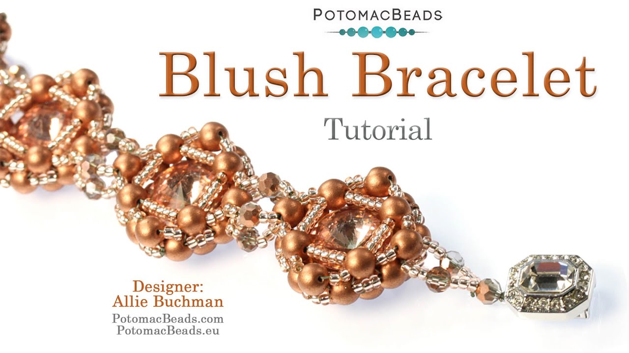 Blush Design (Bracelet, Earrings, or Pendant)- DIY Jewelry Making Tutorial by PotomacBeads