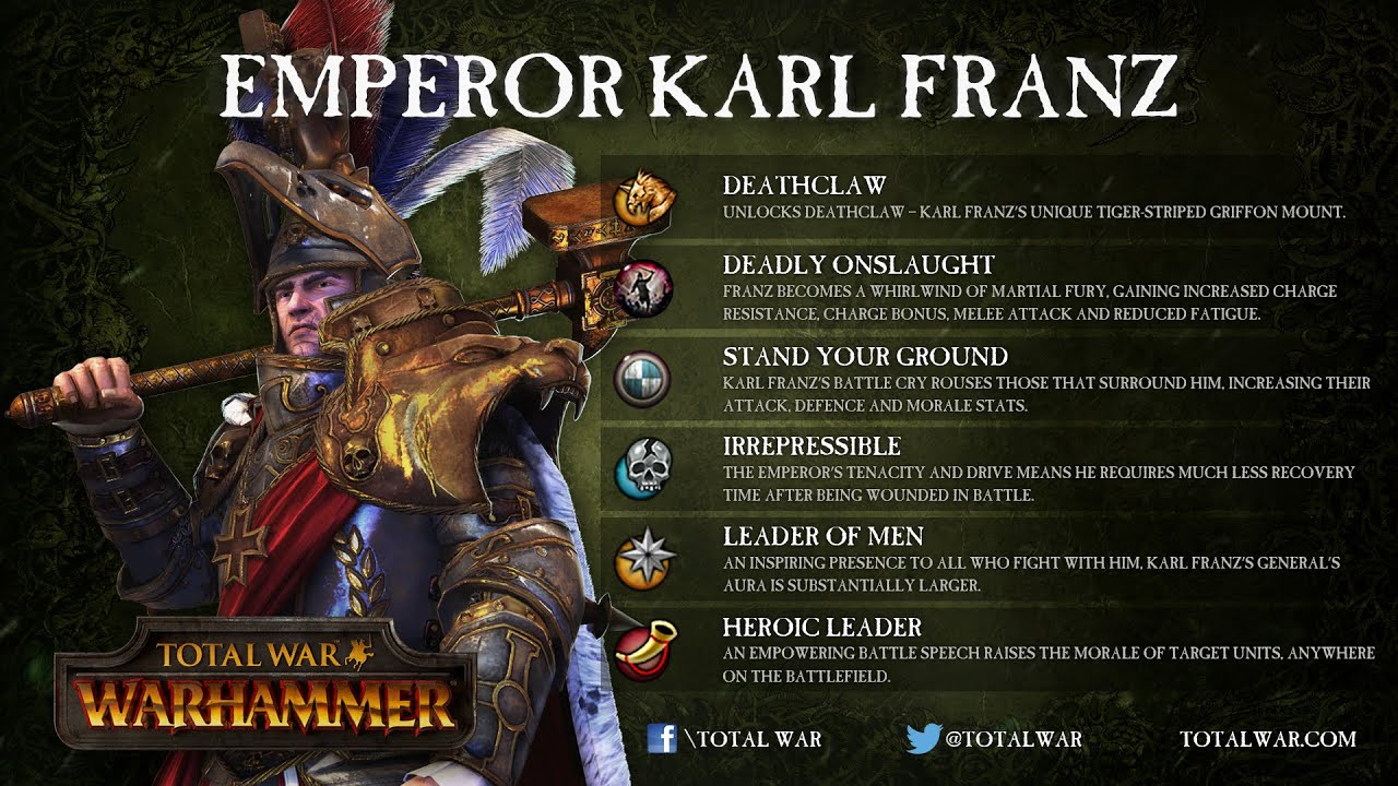 Total War: Warhammer III 1# Карл-Франц  - Империя - легенда