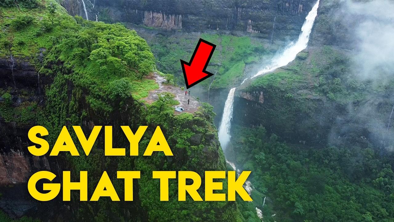 How to do SAVLYA GHAT trek // Savlya Ghat Drone View