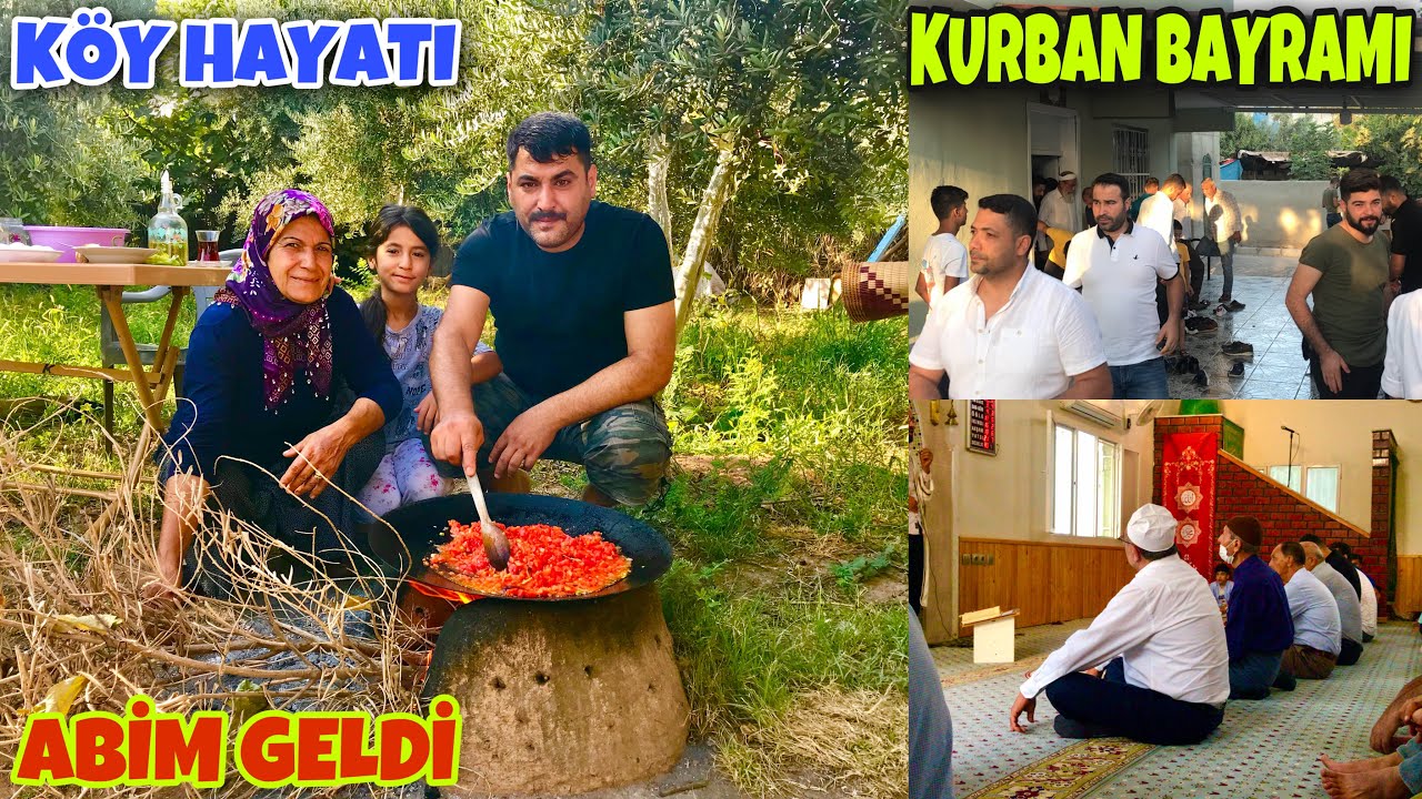 KÖY EVİMİZDE ~ KURBAN BAYRAMI ~ ABİM GELDİ BAYRAM KAHVALTISI