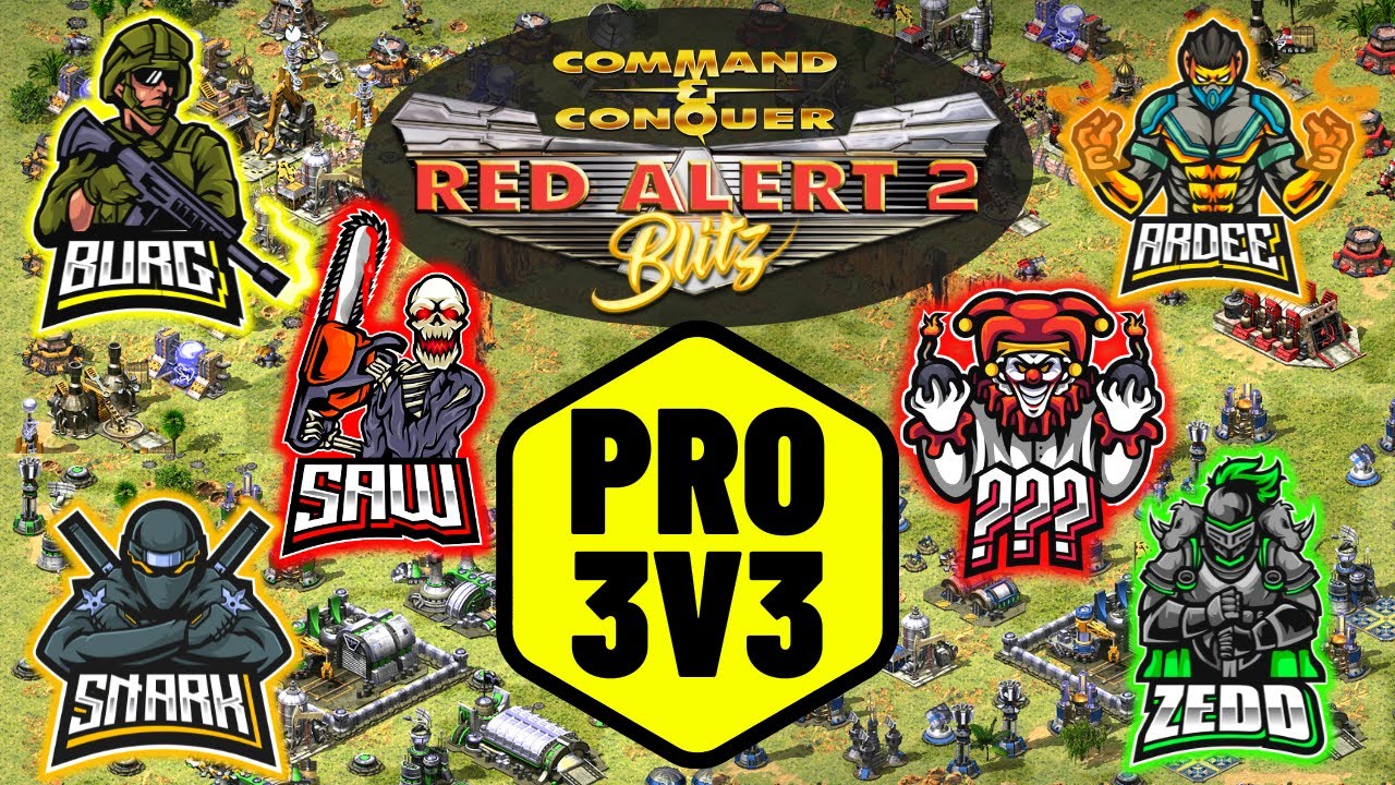 💣Tiny Map w/ Pros! - $300 Red Alert 2 Tournament | Command & Conquer (Ra2CashGames)