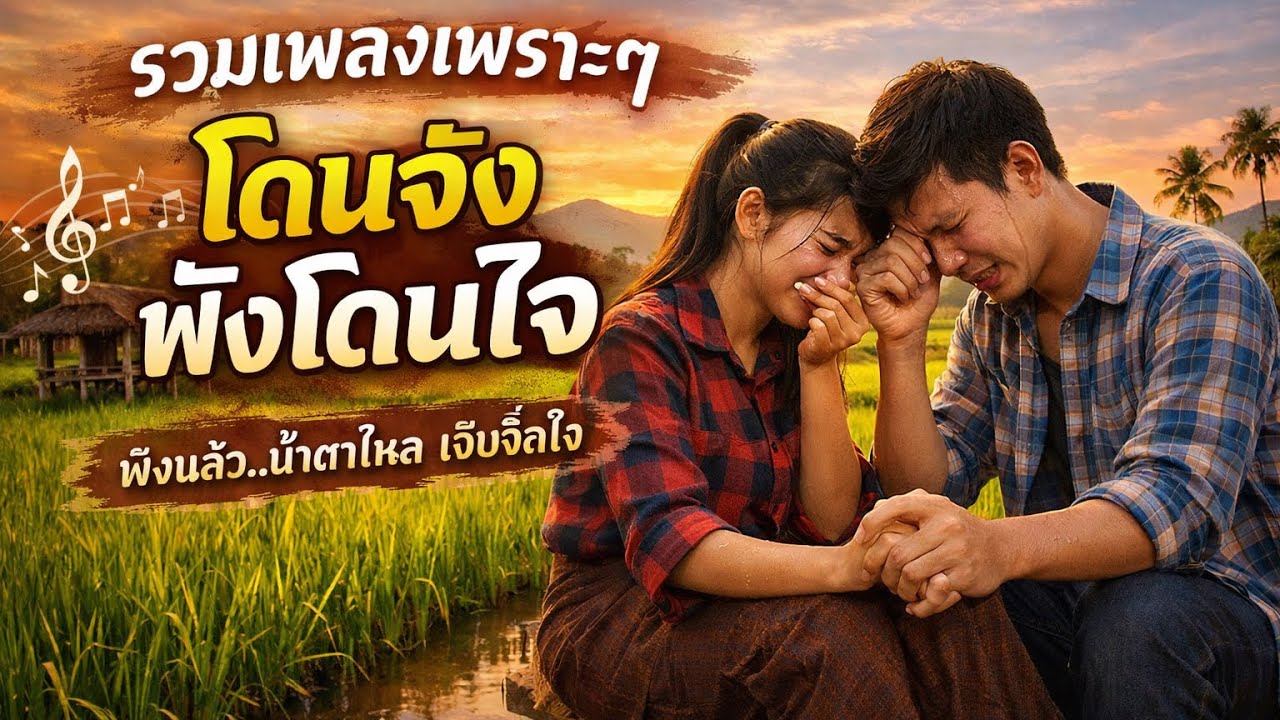 รวมเพลงฮิต โดนจัง ฟังโดนใจ เพลงเพราะๆซึ้งๆบาดใจคนเจ็บ คนอกหัก ฟังยาวๆเต็มอิ่ม 1 ชั่วโมง 