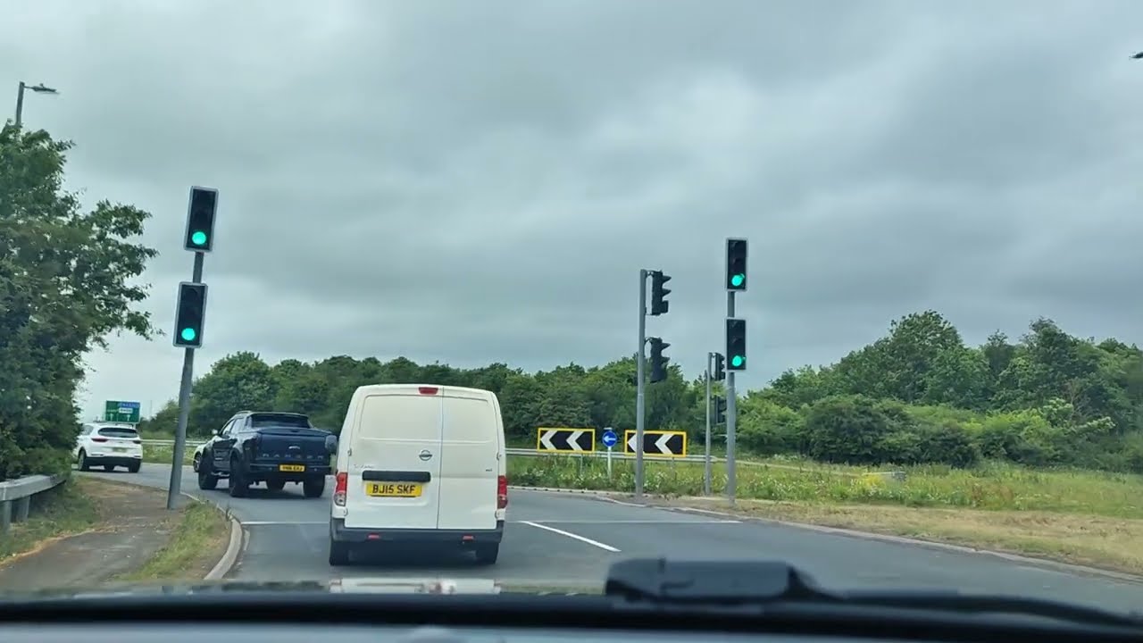 Chippenham Driving Test Route Part 2 (Muted) | Real Test Footage