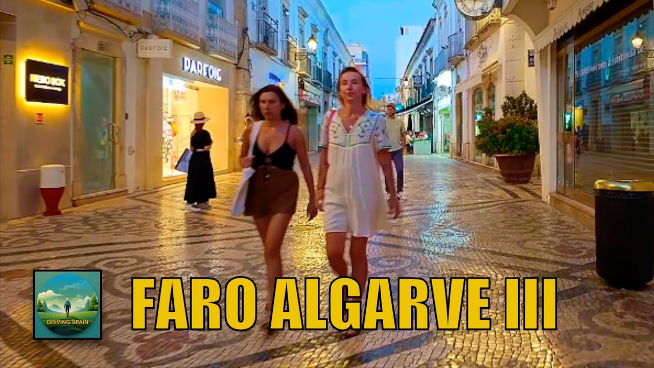🚶🏼📹 Faro Algarve Portugal Walking Tour 4K (III)