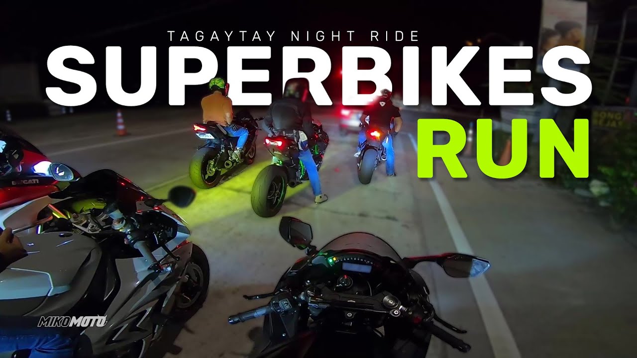 NIGHT RIDE ON SUPERBIKES || WASAKSIR GANG || TAGAYTAY NIGHT RIDE || ZX10RSE