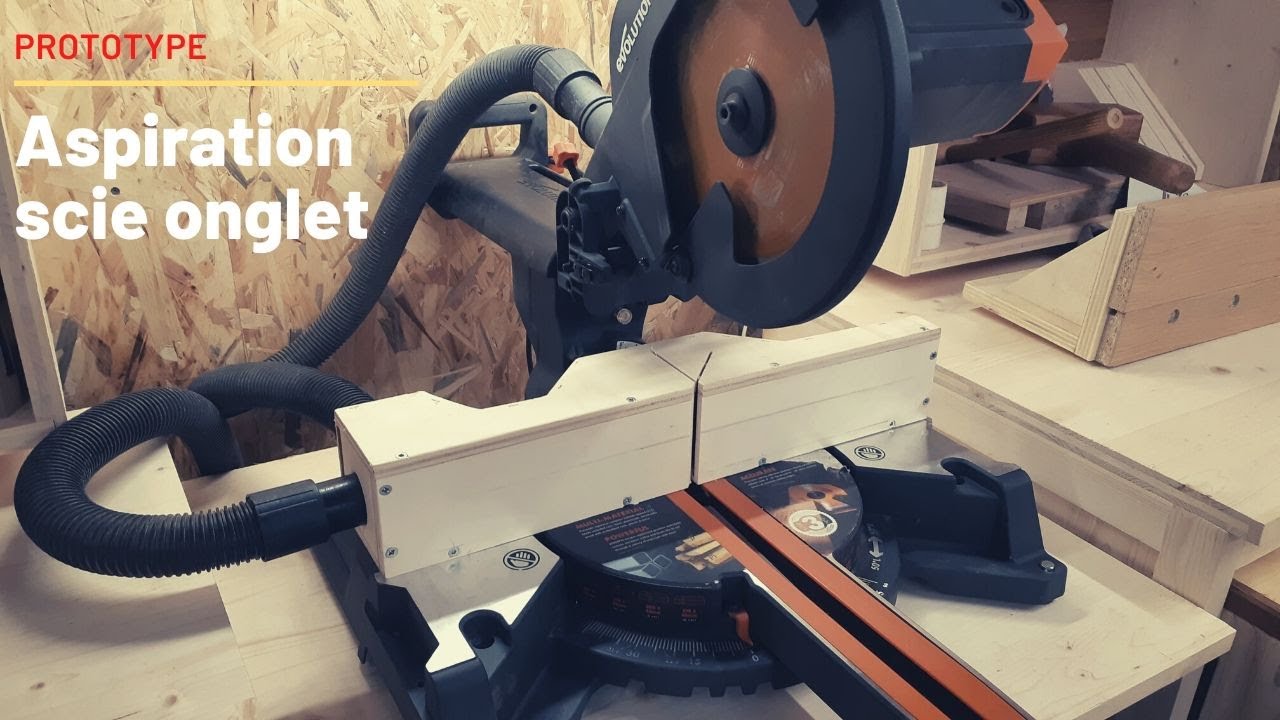 Prototype aspiration scie onglet radiale