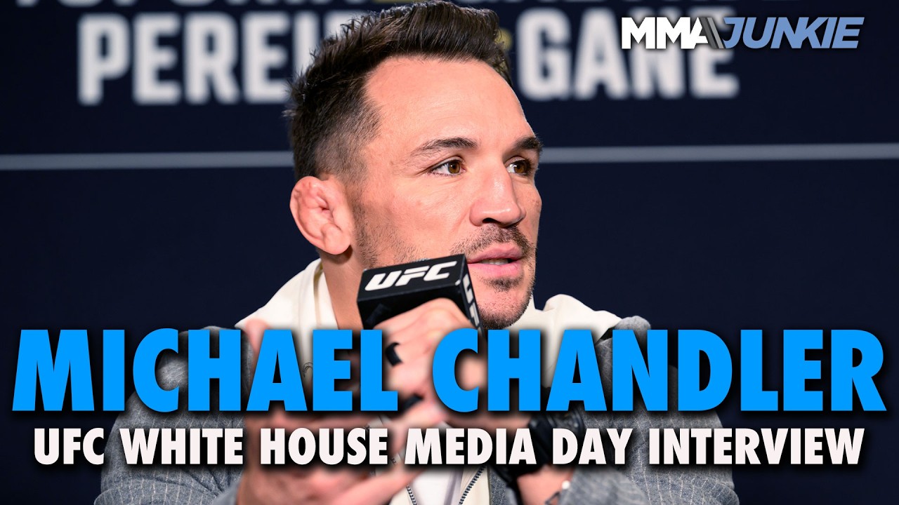 Michael Chandler warns Mauricio Ruffy: 'I'm going to snatch your soul' | UFC White House