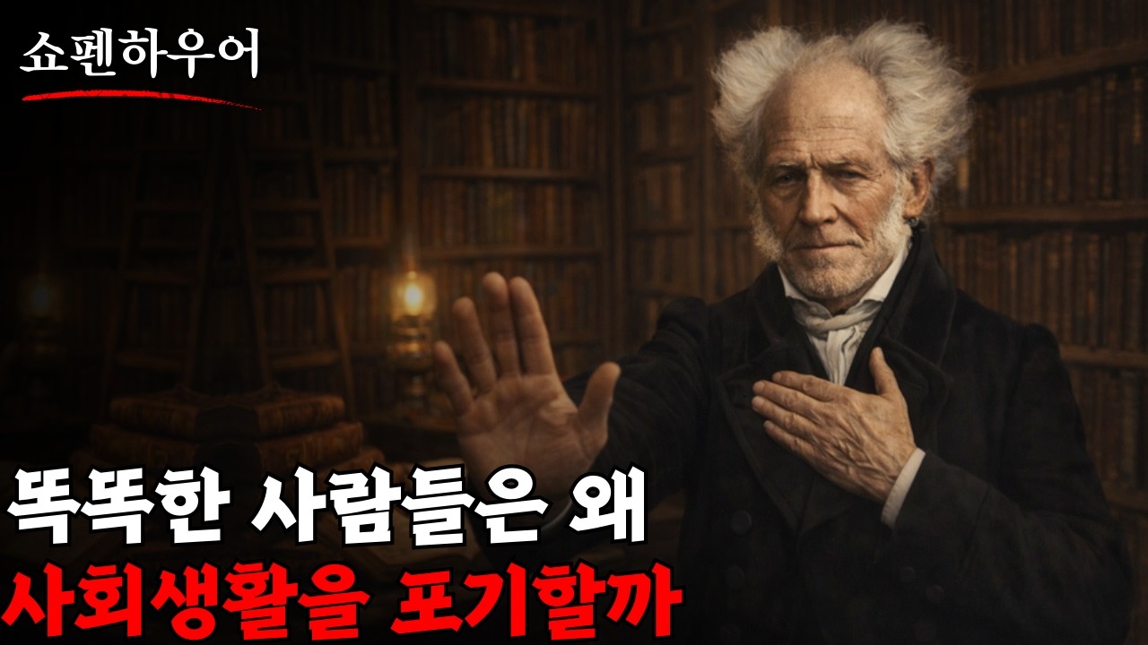 왜 똑똑한 사람들은 사회생활을 버리는가 | 쇼펜하우어