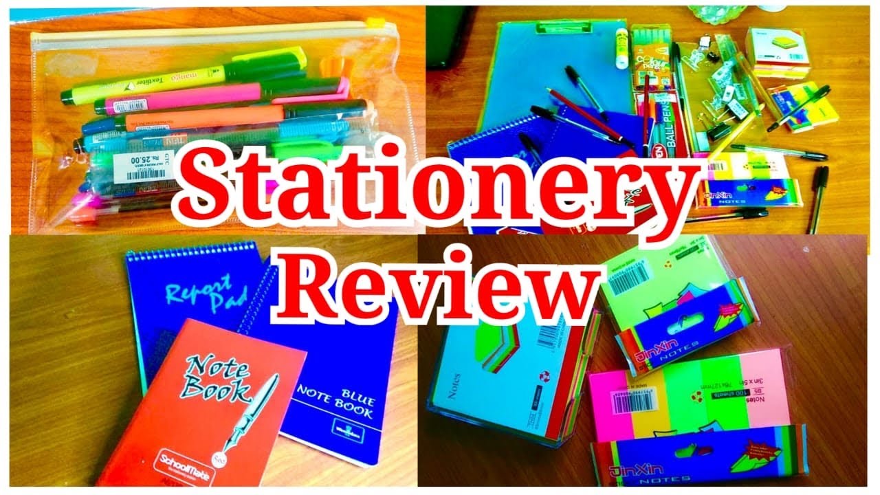 stationery review | study with sadu | sinhala | video 4