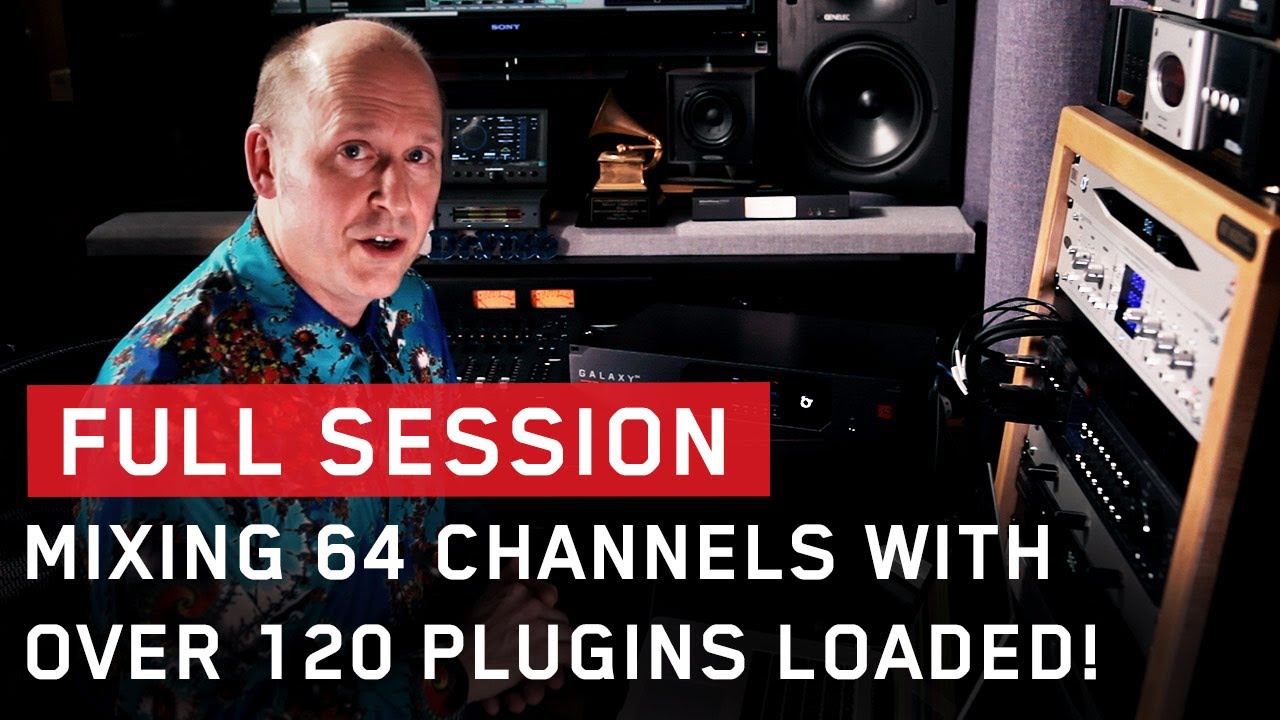 Galaxy 64 - Plugins Review & Latency Test with the Dante, HDX Audio Interface (Full Session)