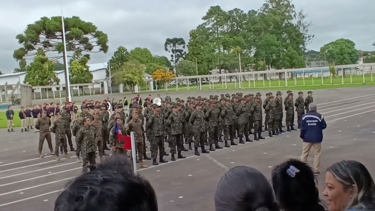 Formatura exército brasileiro recrutamento 2026 Pinhais/Curitiba