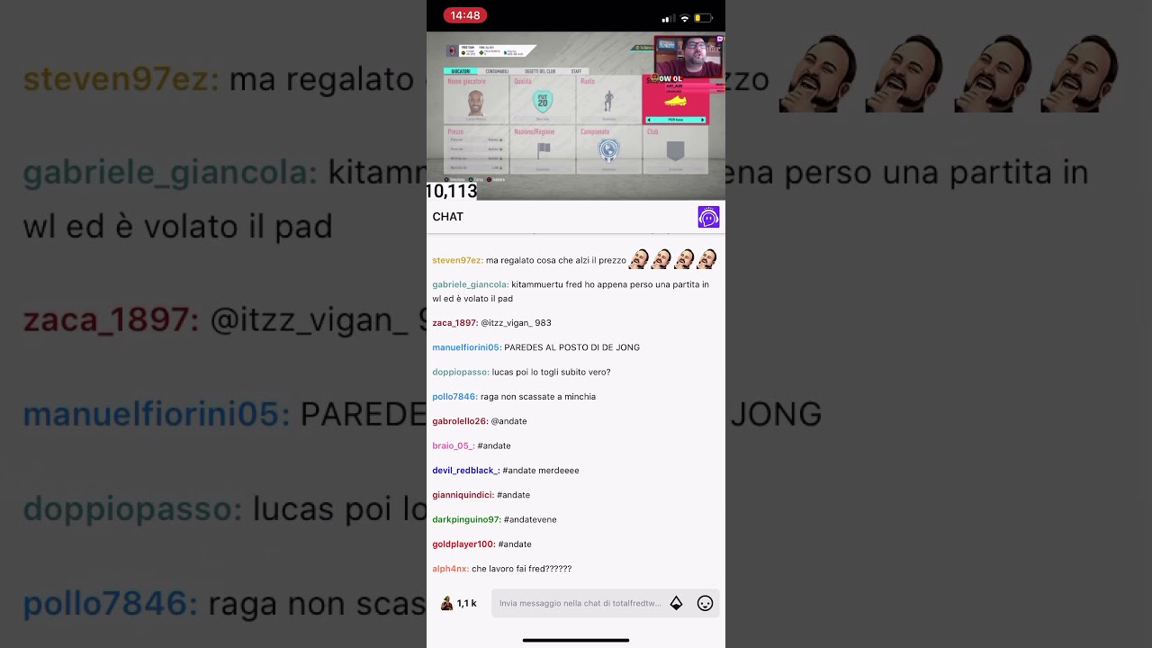 Total Fred sclera con la gente che gli mette fretta