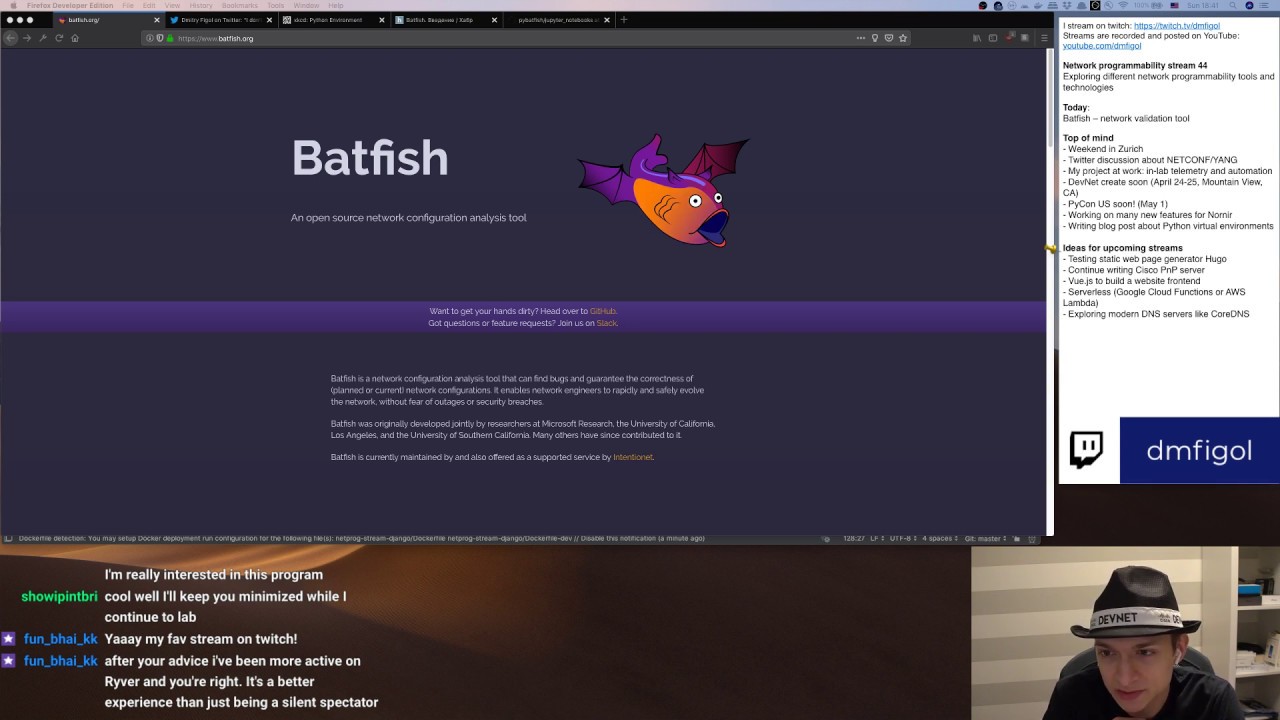 Network validation with Batfish &ndash; Network Programmability stream 44