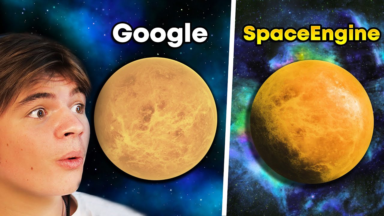 Google Planets VS SpaceEngine 2
