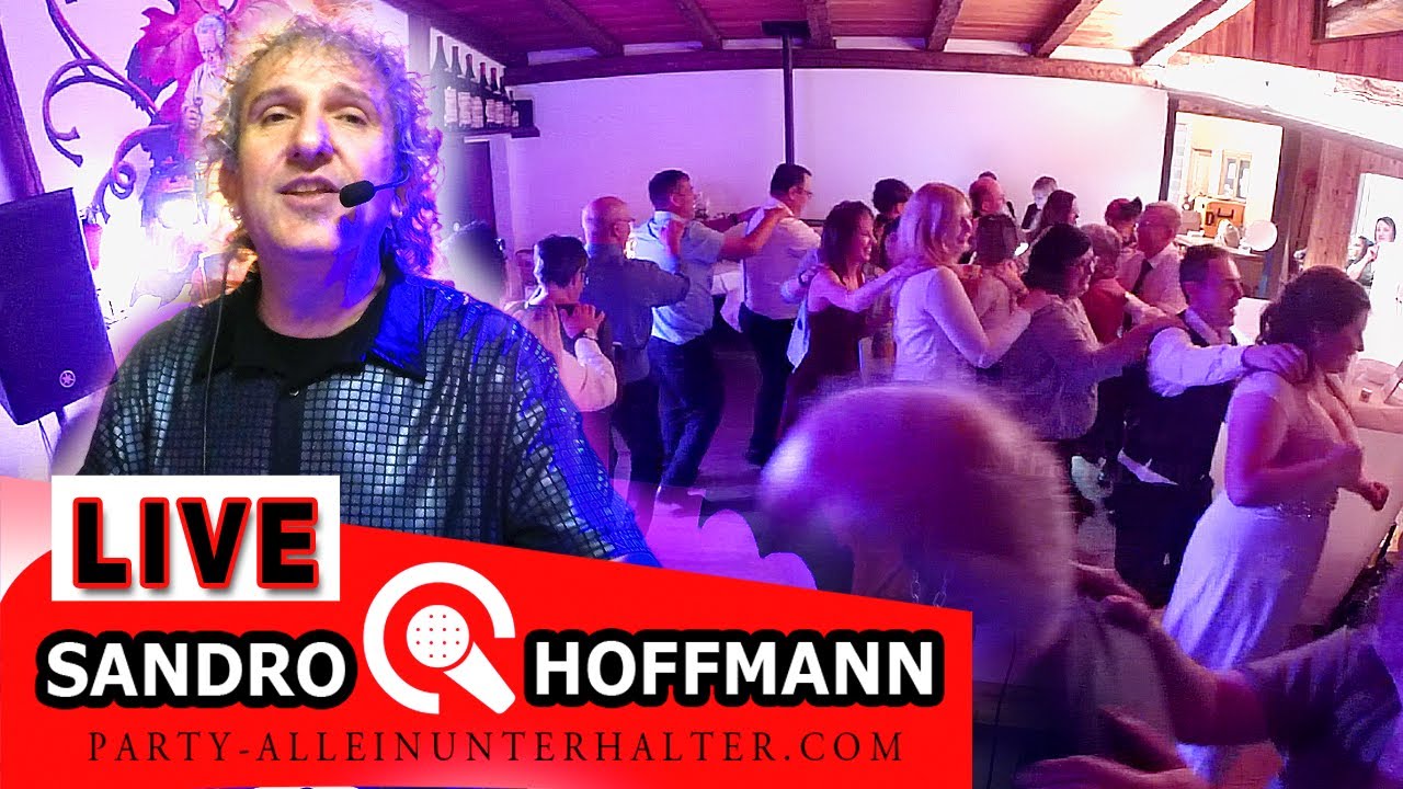 🎉 Party Alleinunterhalter Sandro Hoffmann: Live Musik für Hochzeit, Geburtstag & Events 🎉