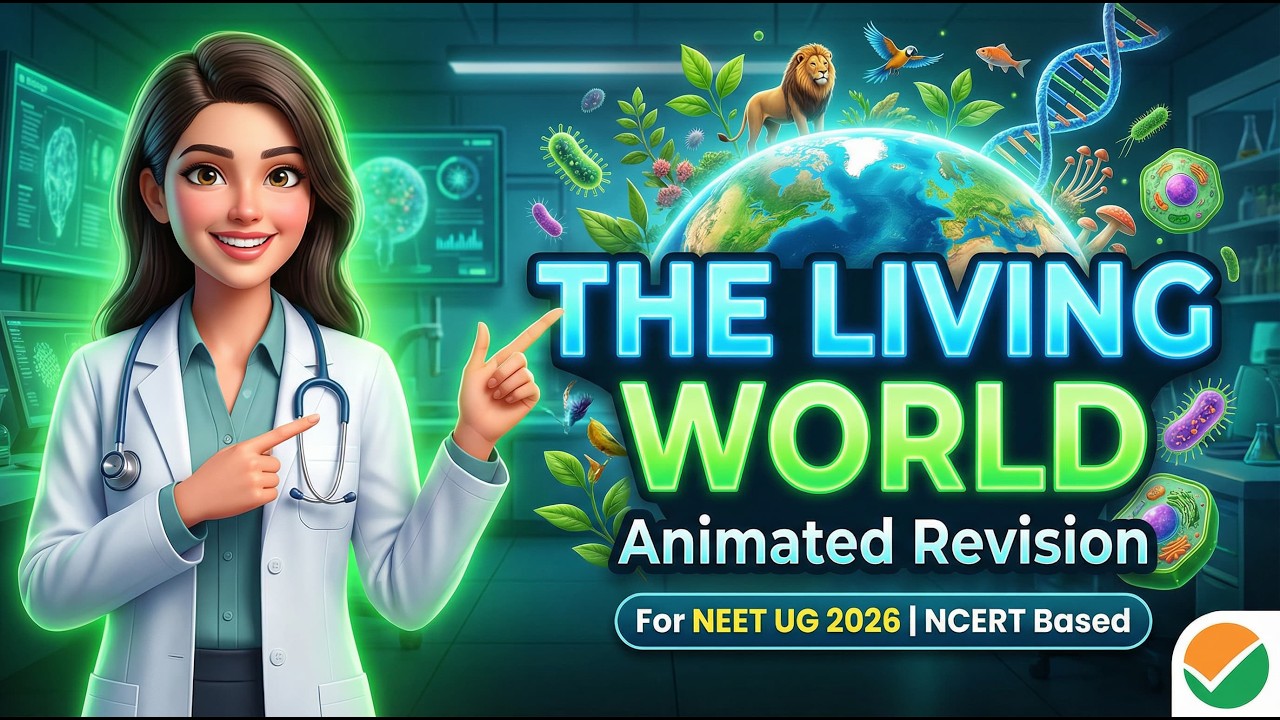 The Living World 🌍 | Animated Revision | NCERT Based | For NEET UG 2026 #neet2026 #biology
