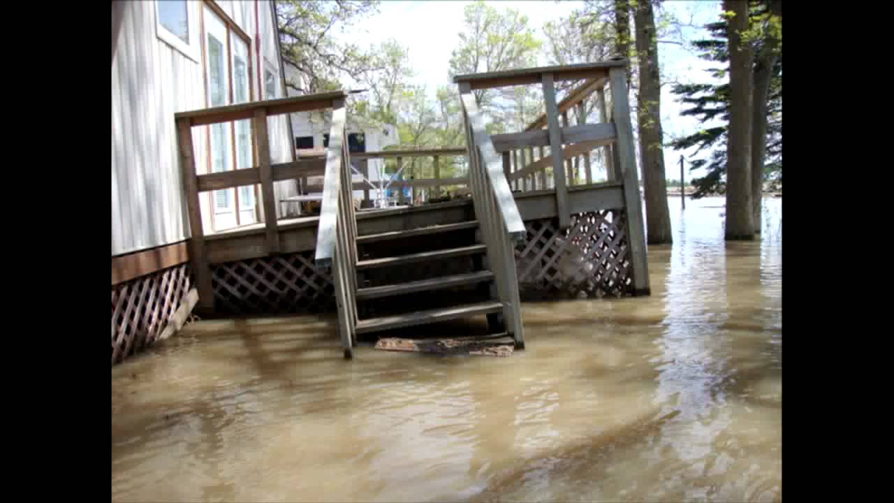 Flooding causes huge damage on Dauphin Lake