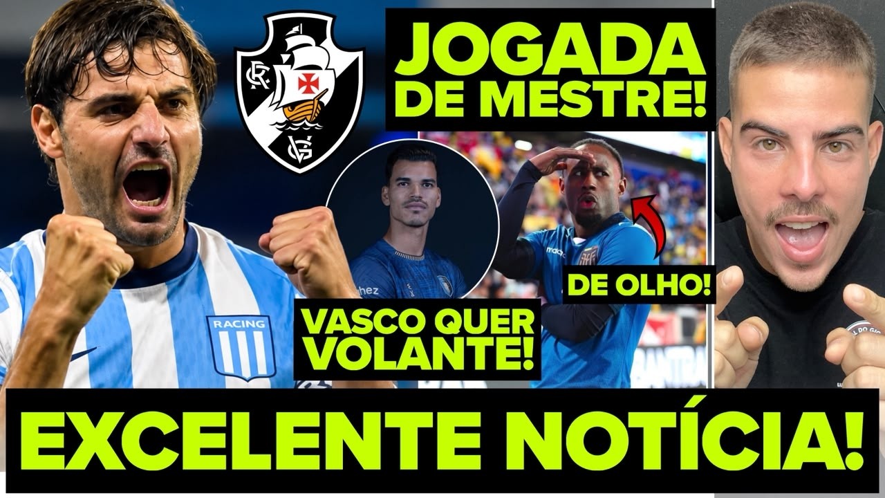 EXCELENTE NOT&Iacute;CIA! VASCO ABRE NEGOCIA&Ccedil;&Atilde;O PARA CONTRATAR SANTIAGO SOSA! NOVIDADES POR JOHN YEBOAH!