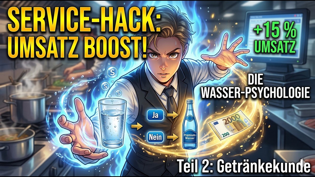 Wasser-Service: Diese Fehler killen deinen ersten Eindruck! 🏨💧Teil 2 Mineralwasser Getränkekunde