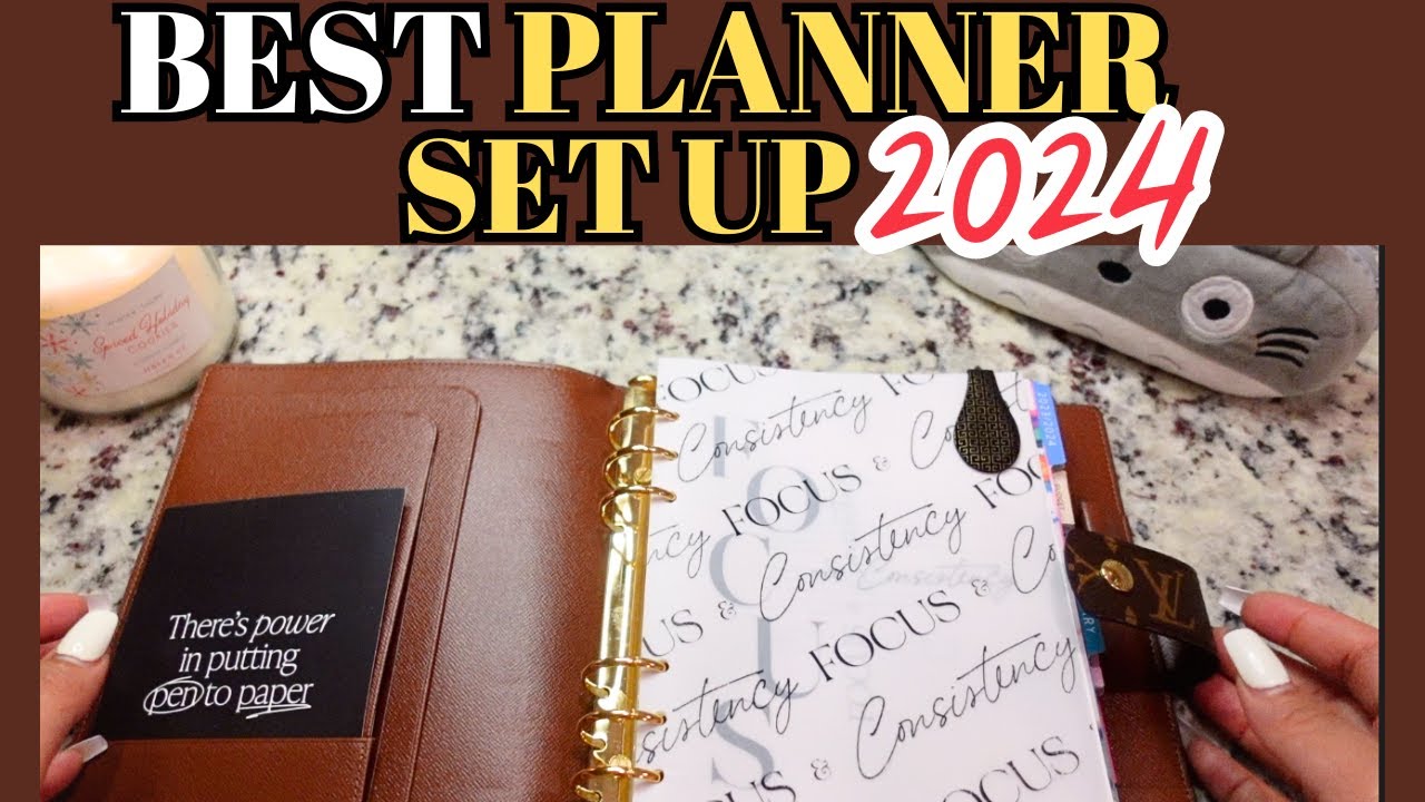 MY BEST PLANNER SETUP for 2024 - LV GM AGENDA, Erin Condren Inserts