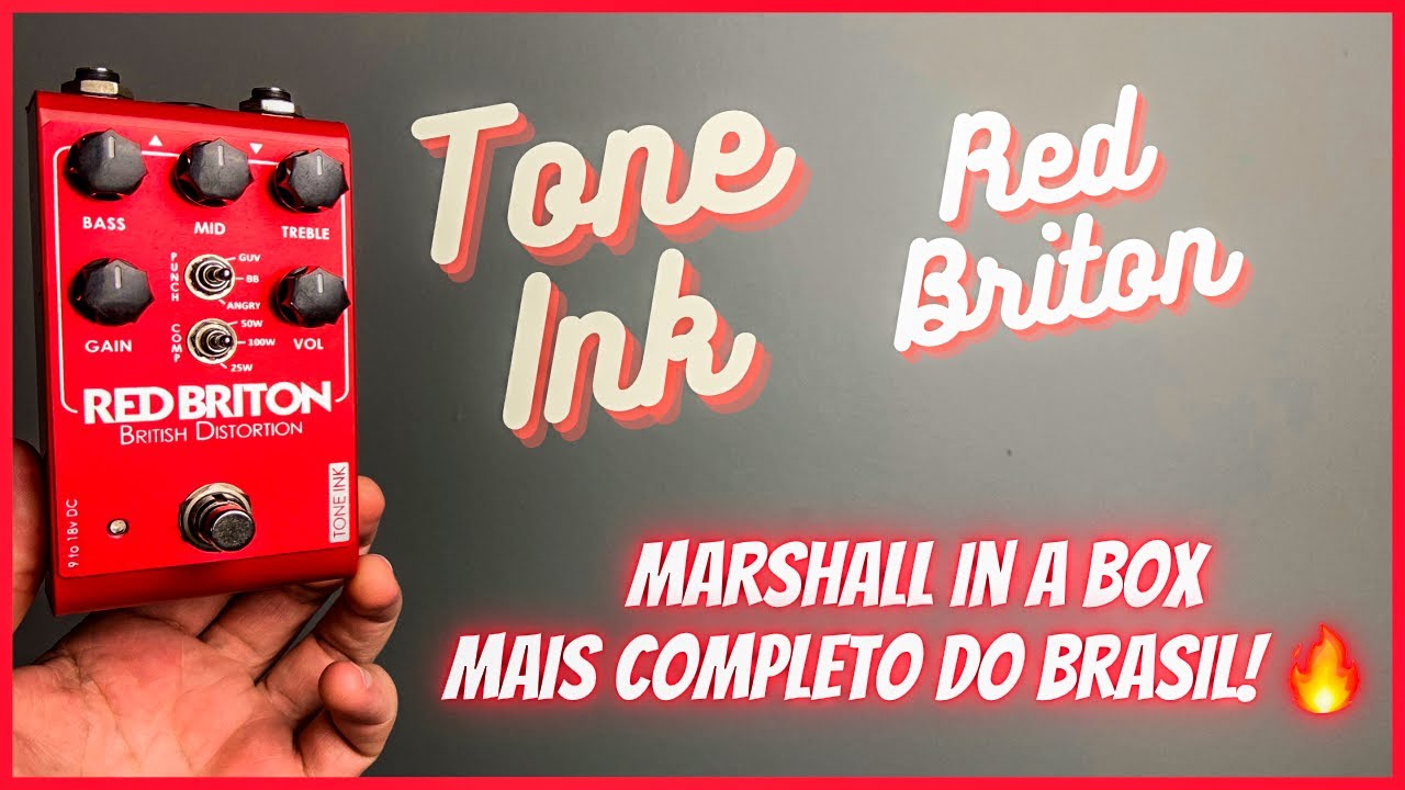 Red Briton | Tone Ink | Marshall In a Box Mais Completo do Brasil | Franco Guitar | Perfect Tone |