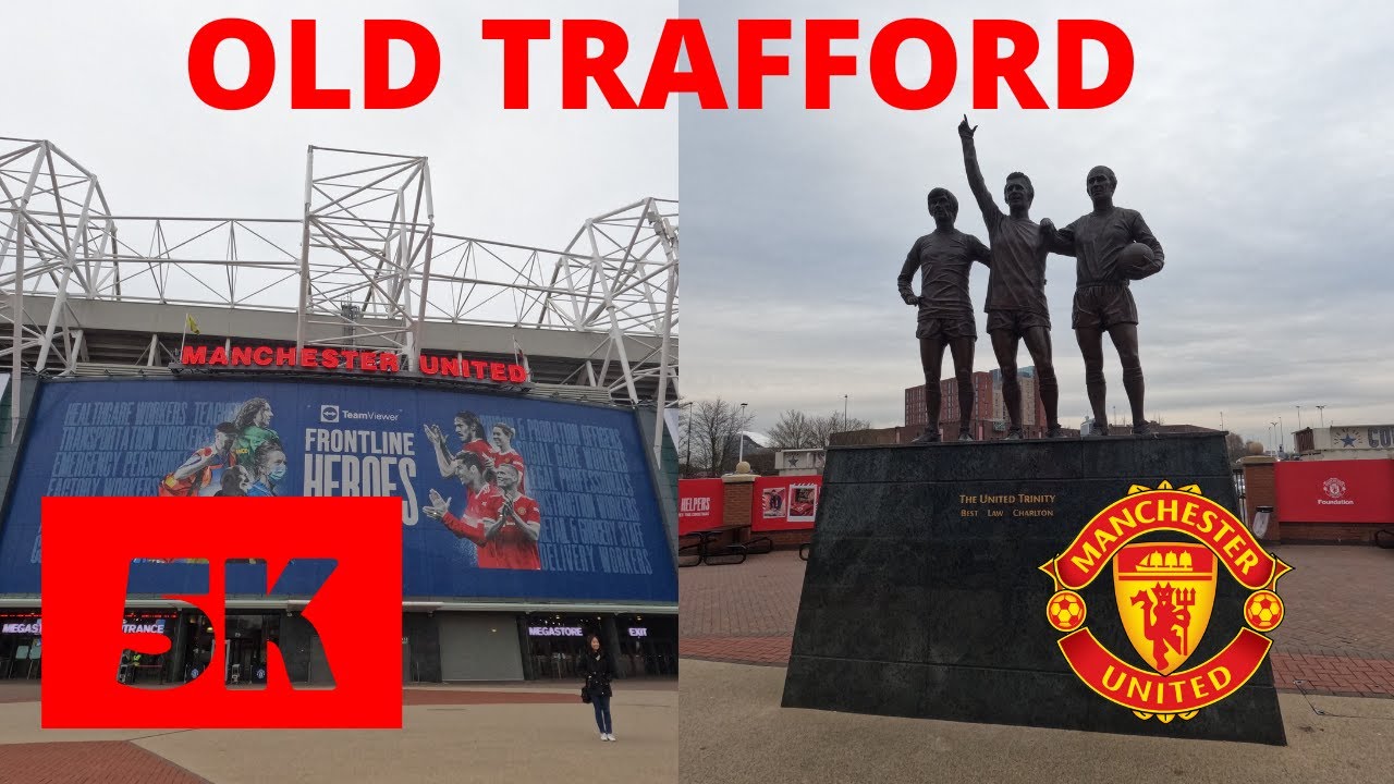 Old Trafford, Manchester United Stadium 5k Walk 🇬🇧