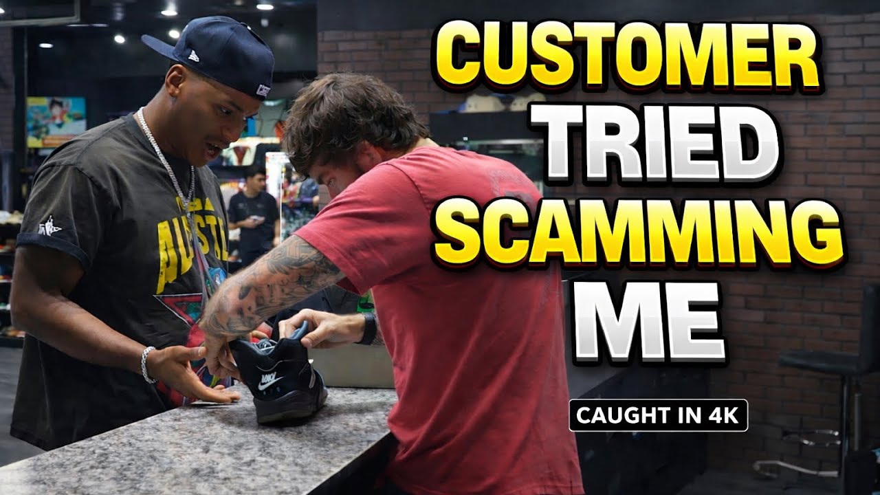 CUSTOMER CAUGHT TRYING TO SCAM ME!!!