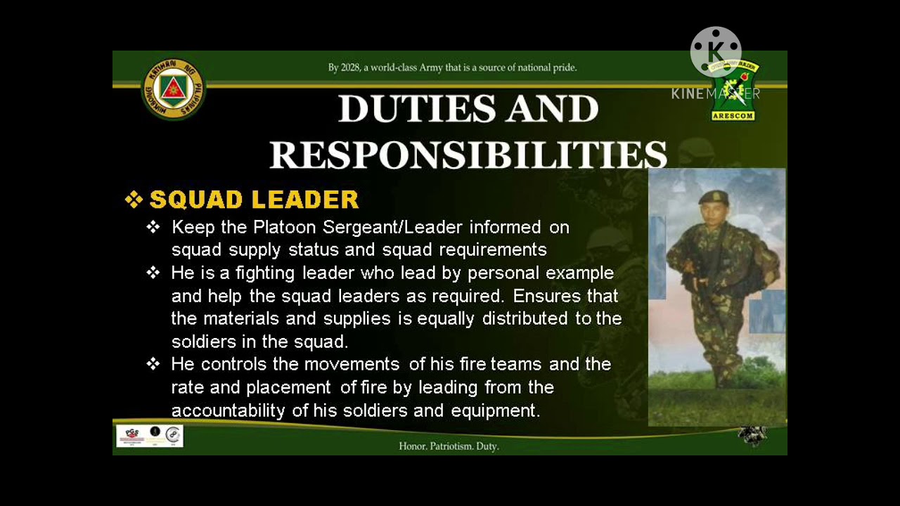 FUNDAMENTALS OF INFANTRY   CPL MARERO
