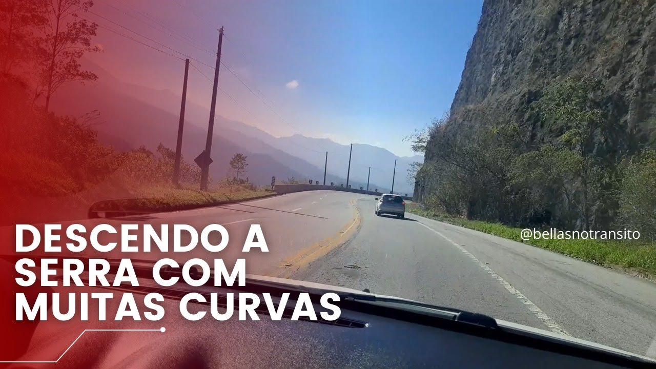 COMO DIRIGIR DESCENDO A SERRA COM MUITAS CURVAS