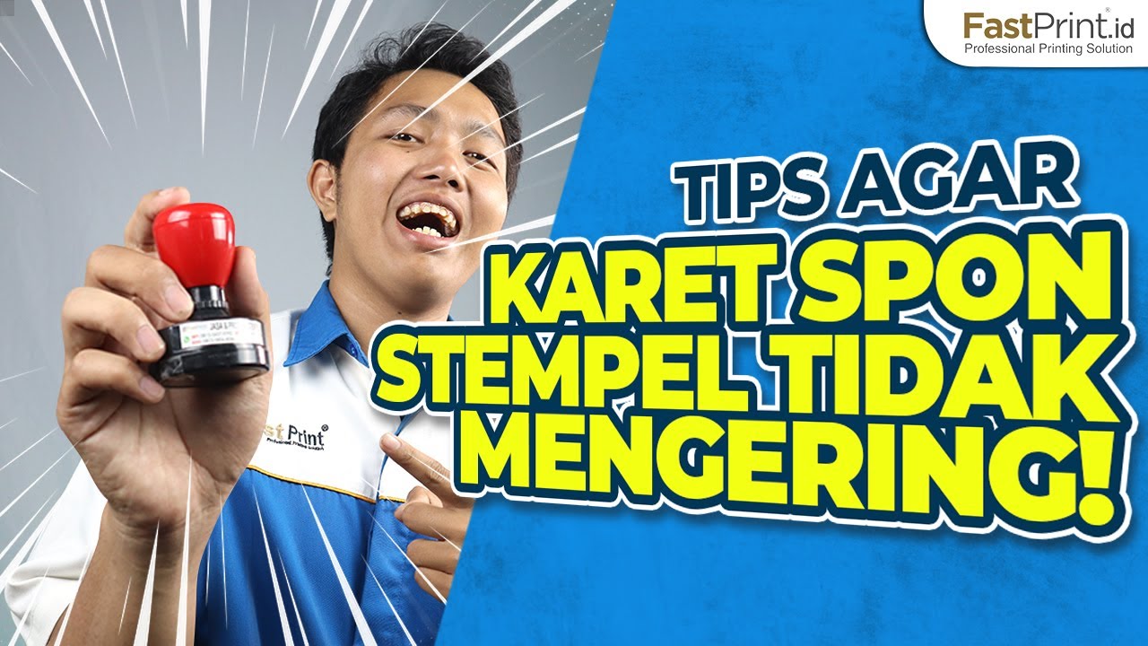 Tips Agar Karet Stempel Tidak Kering Saat Menggunakan Stempel Permanen
